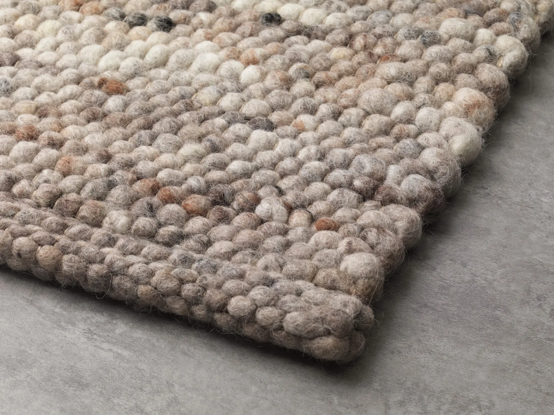 Handwebteppich Salsa Base, Paulig since 1750, Farbe 469, Detailansicht