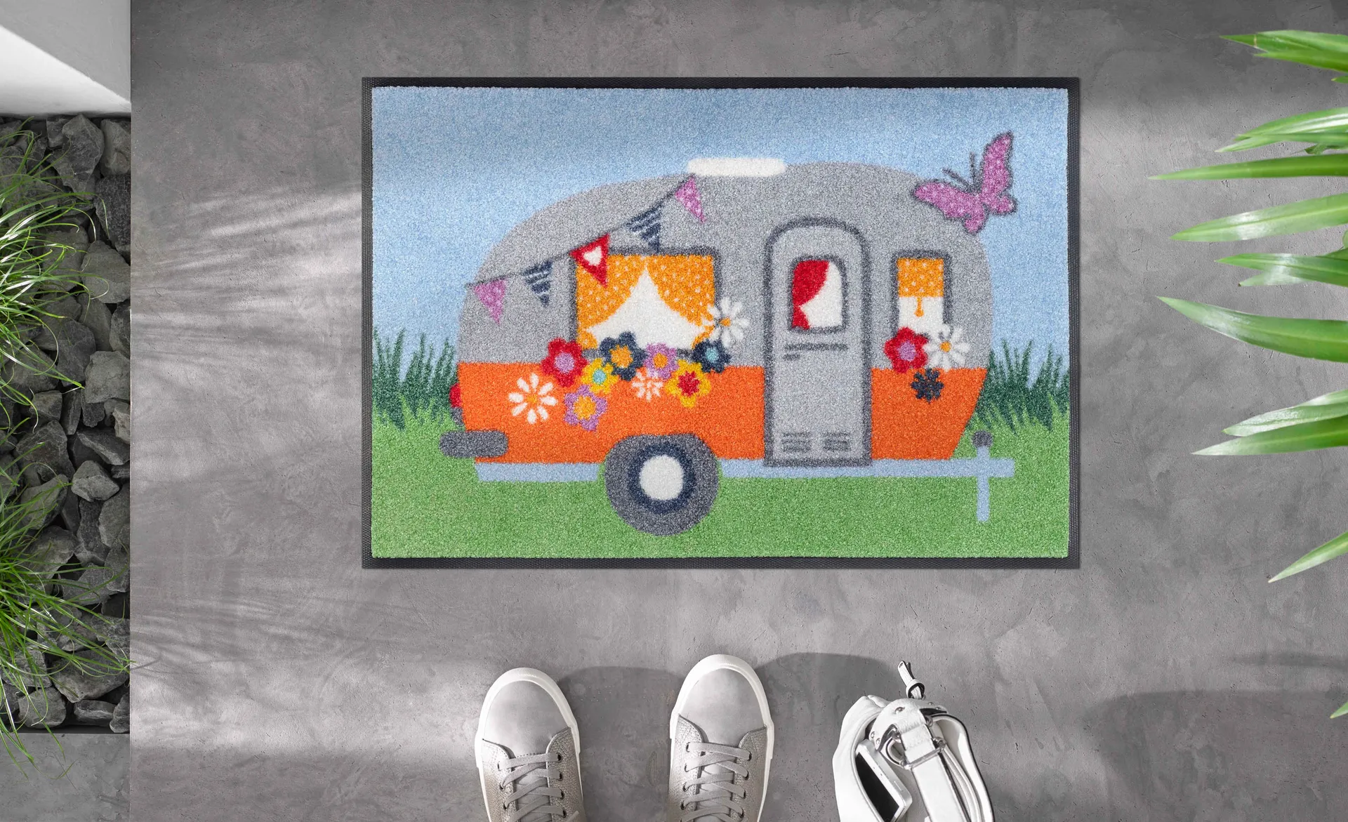 Fußmatte Happy Camping