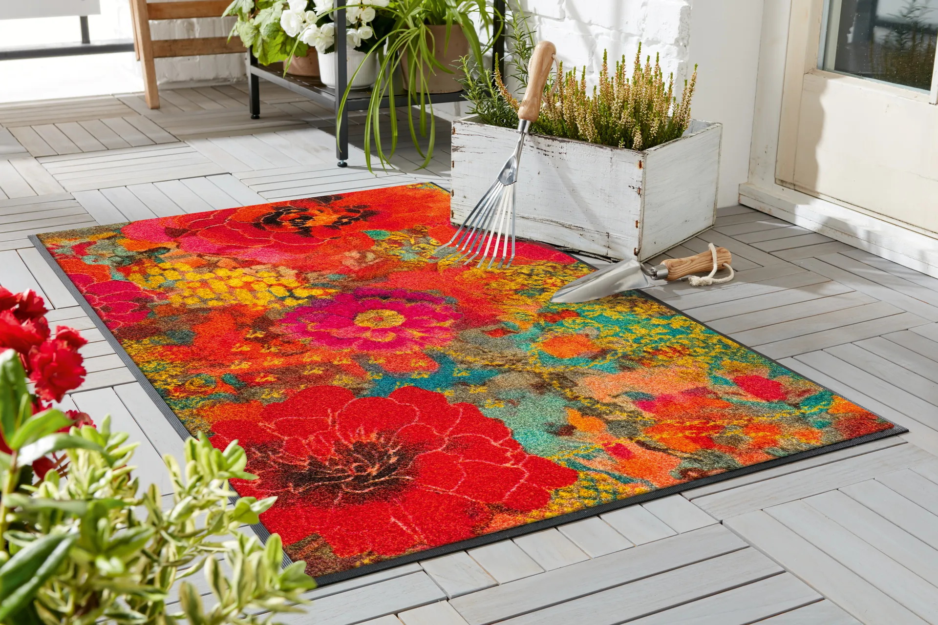 Fußmatte Flowerchains