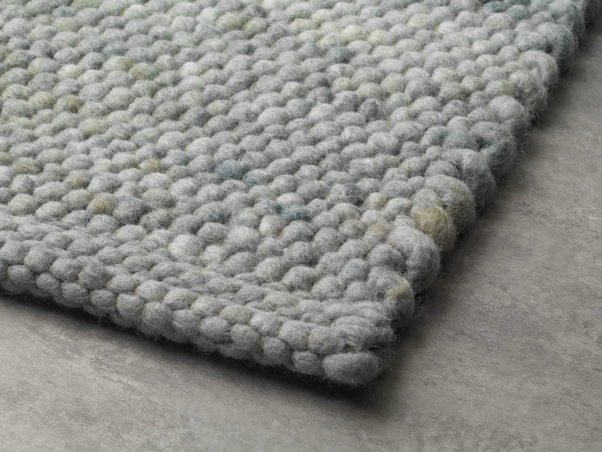 Handwebteppich Salsa Base, Paulig since 1750, Farbe 343, Detailansicht