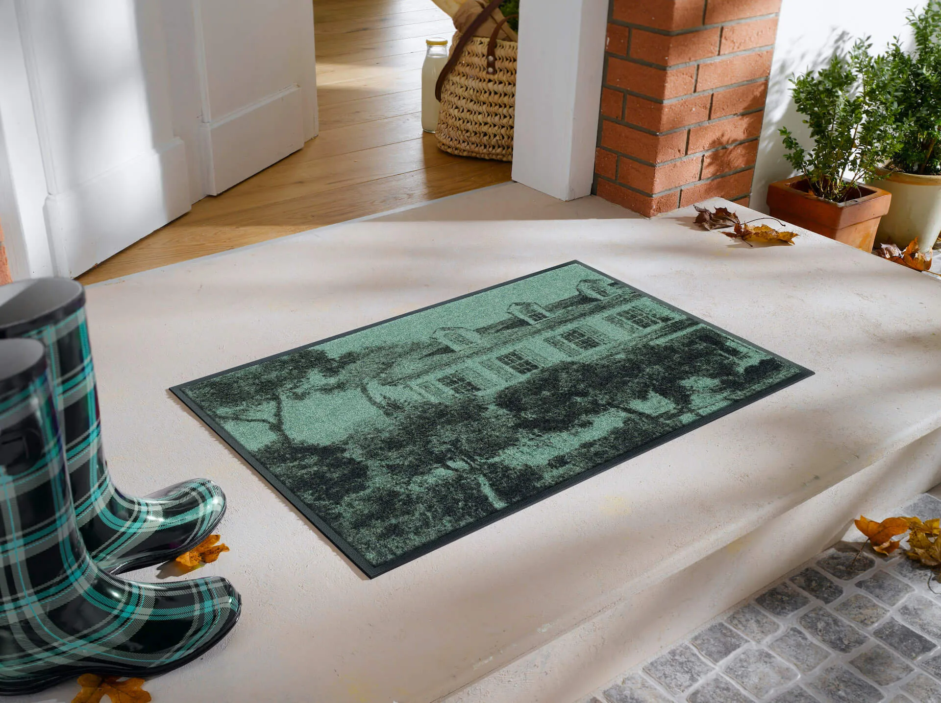 Fußmatte Residence, Wash & Dry Design, Enter & Exit,  050 x 075 cm, Milieubild
