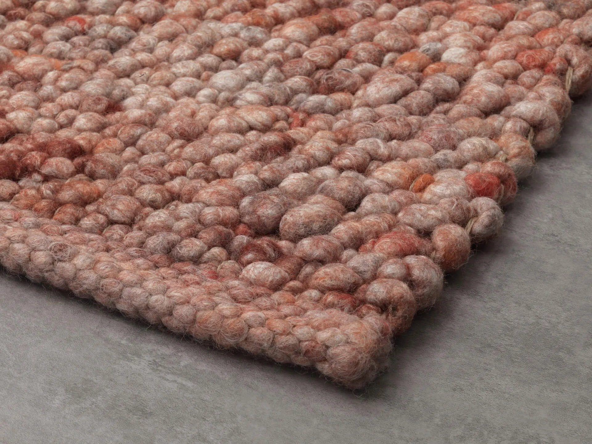 Handwebteppich Star Swing, Viskose & Wolle, beidseitig verwendbar, Farbe 11, Detailansicht