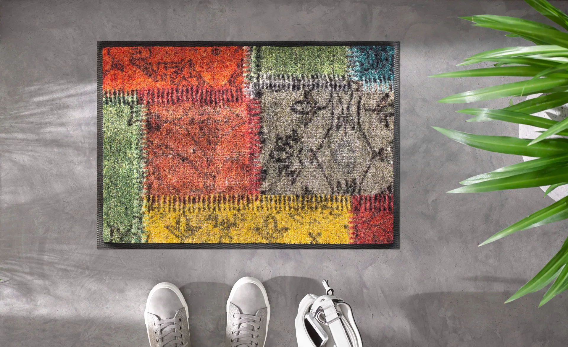 Fußmatte Vintage Patches