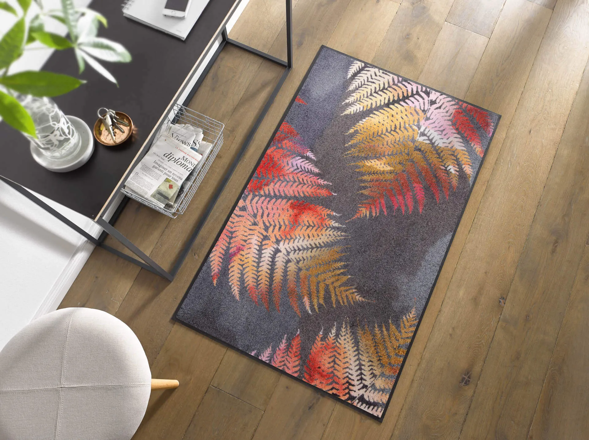 Sauberlaufmatte Erbario, wash & dry Designmatte, 075 x 120 cm, Interieurbild