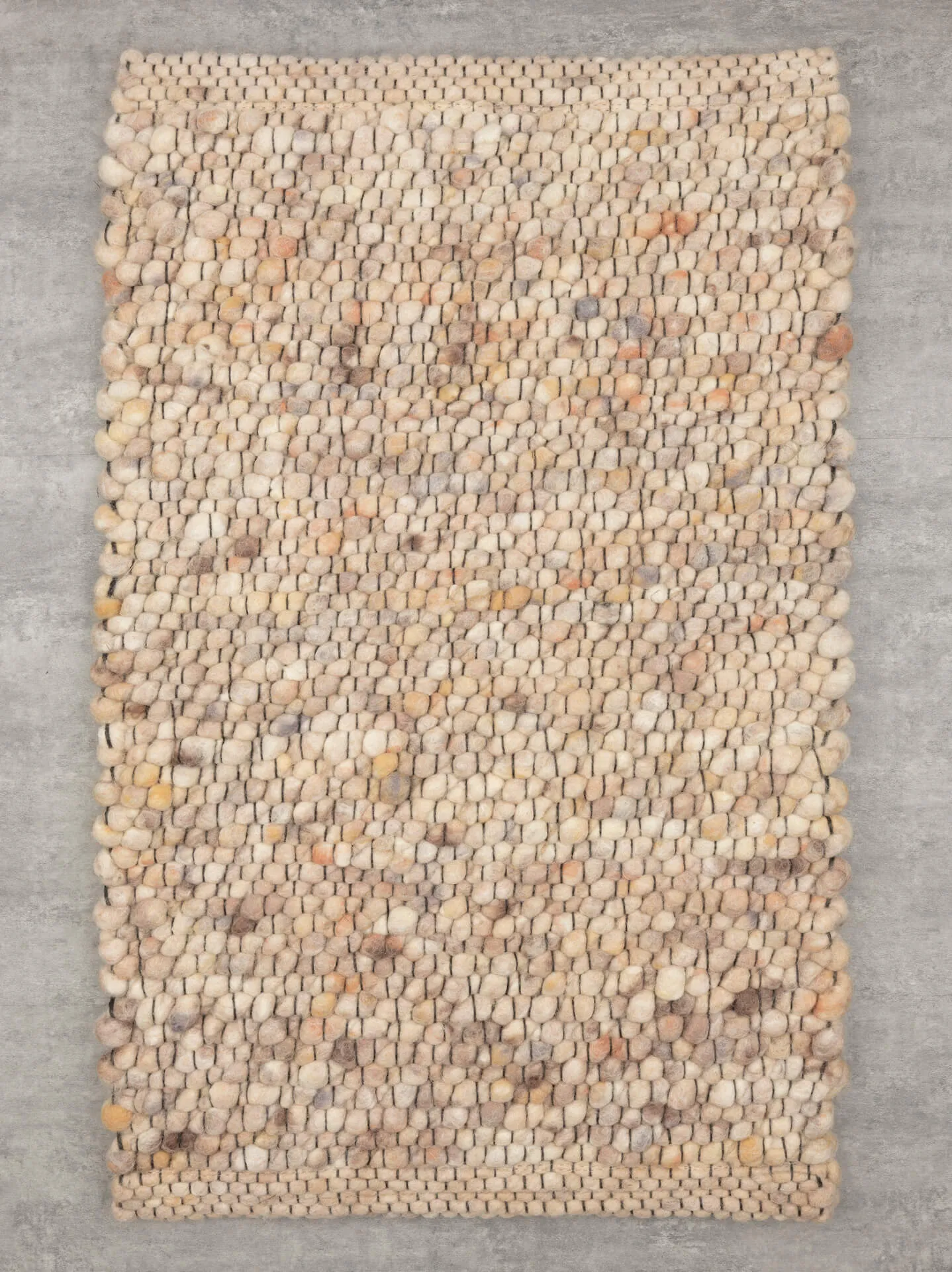 Handwebteppich Beat Swing, Paulig since 1750, Farbe 178, Draufsicht