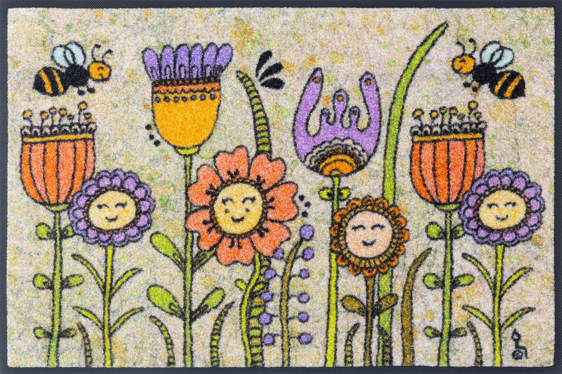 Fußmatte Friendly Flowers Fußmatte Friendly Flowers