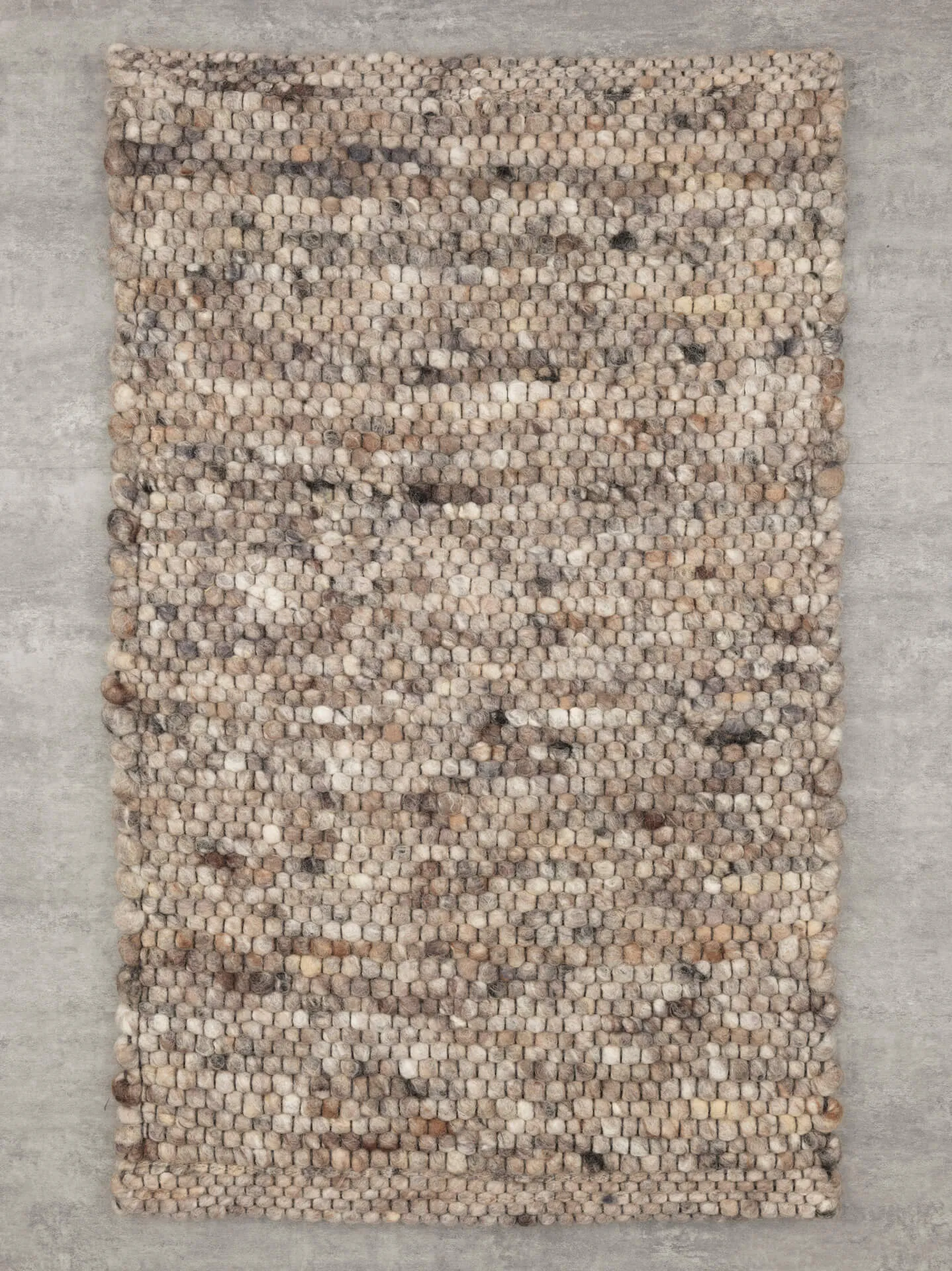 Handwebteppich Beat Base, Paulig since 1750, Farbe 469, Draufsicht