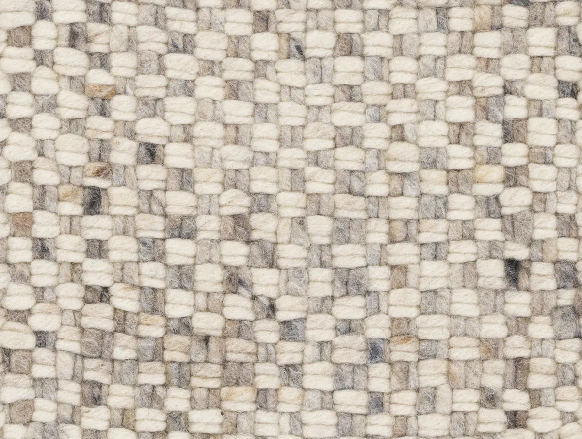 Handwebteppich Black Forest "Baden-Baden grau/beige, Farbmuster