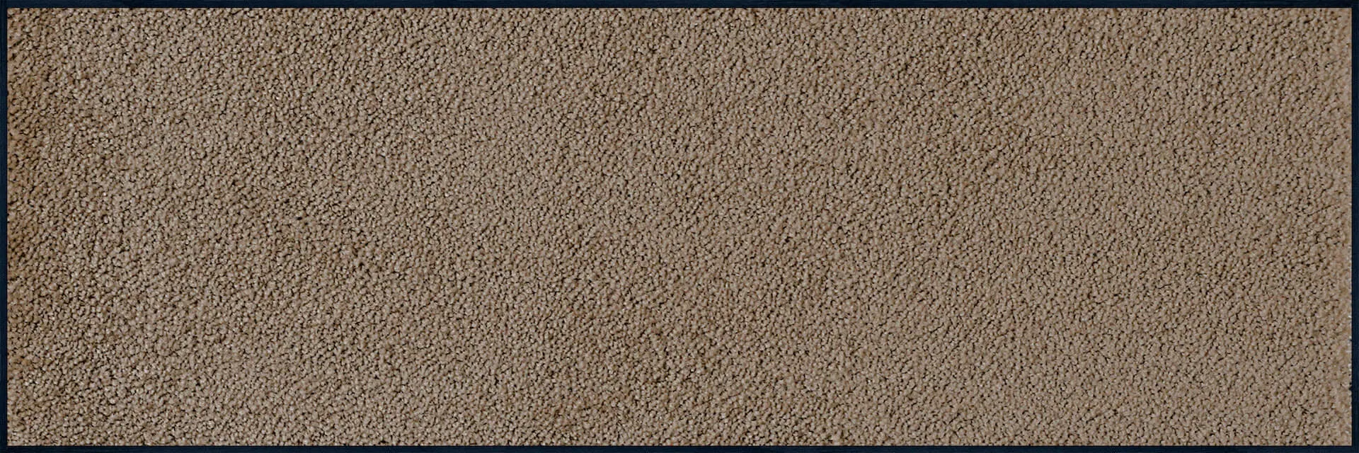 Fußmatte uni Taupe, Wash & Dry einfarbig, 060 x 180 cm, Draufsicht