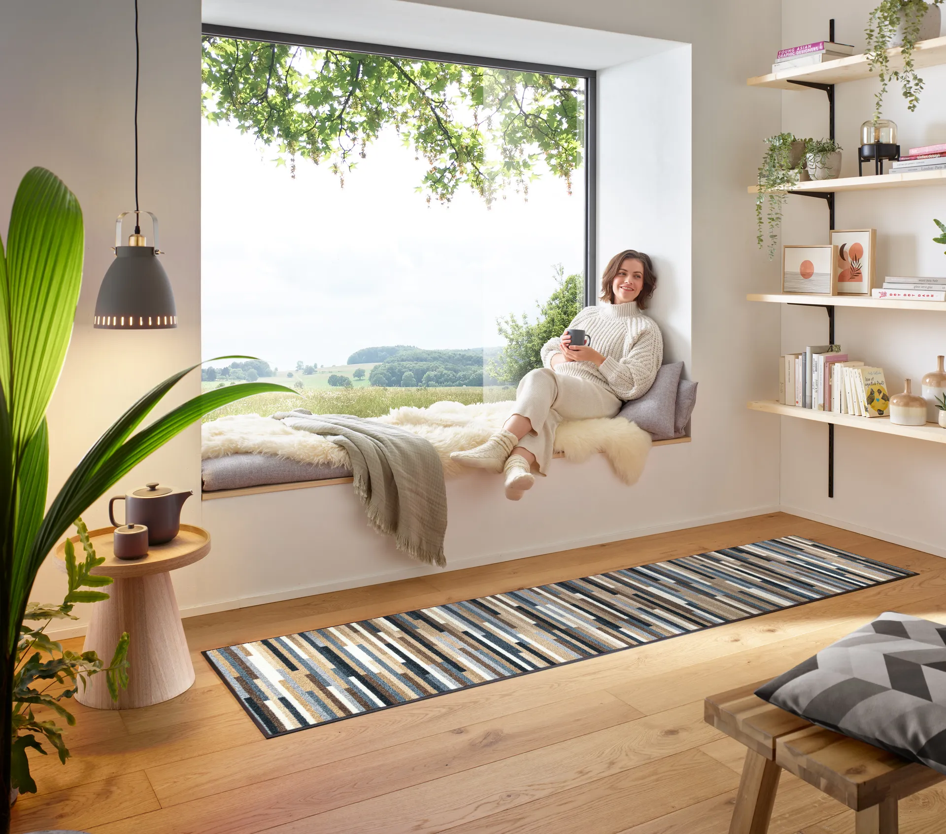 Fußmatte Mikado Stripes nature