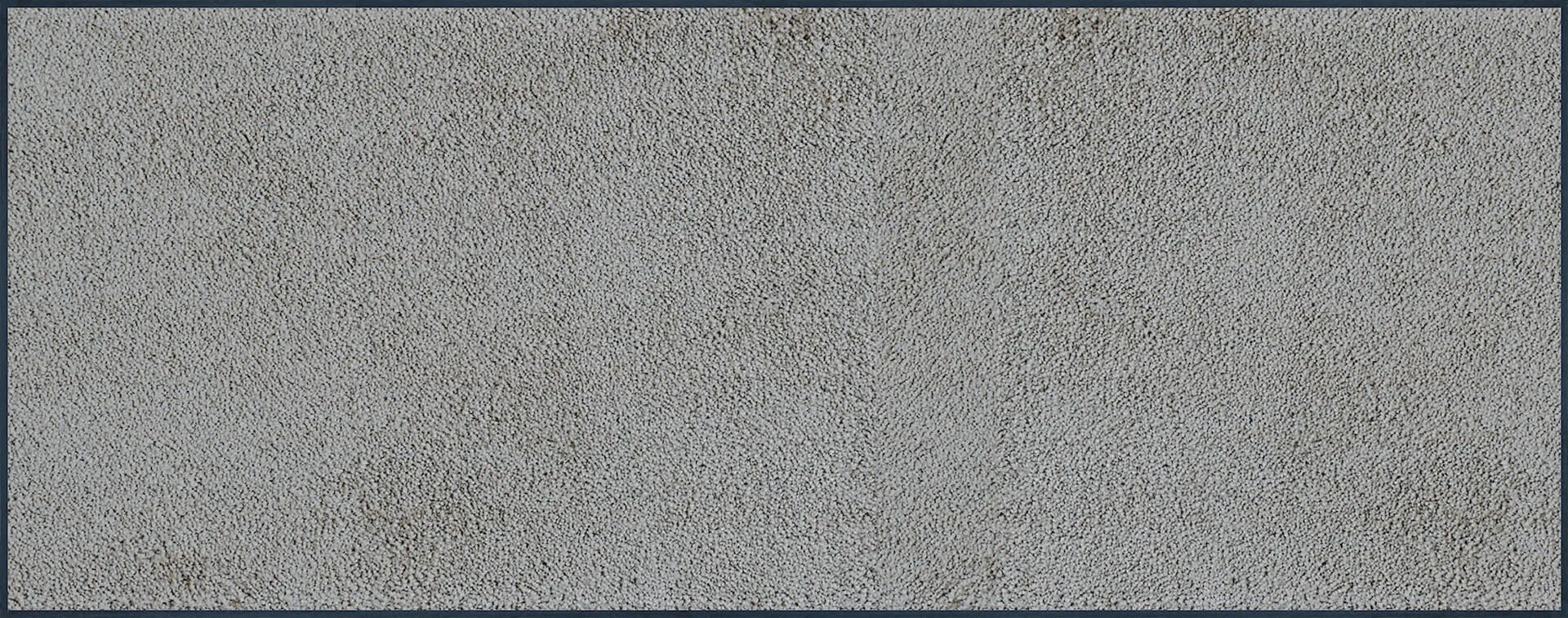 Fußmatte uni Cool Grey, Wash & Dry Monocolours, 075 x 190 cm, Draufsicht