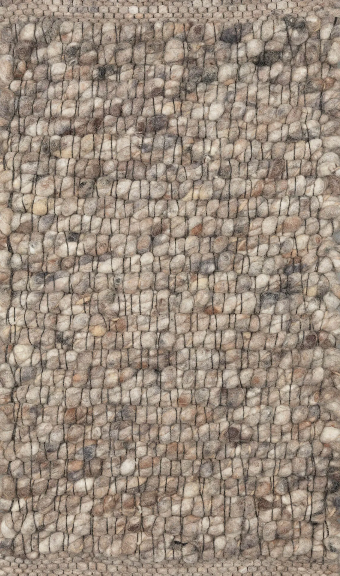 Handwebteppich Beat Stone, Paulig since 1750, Farbe 469, Draufsicht