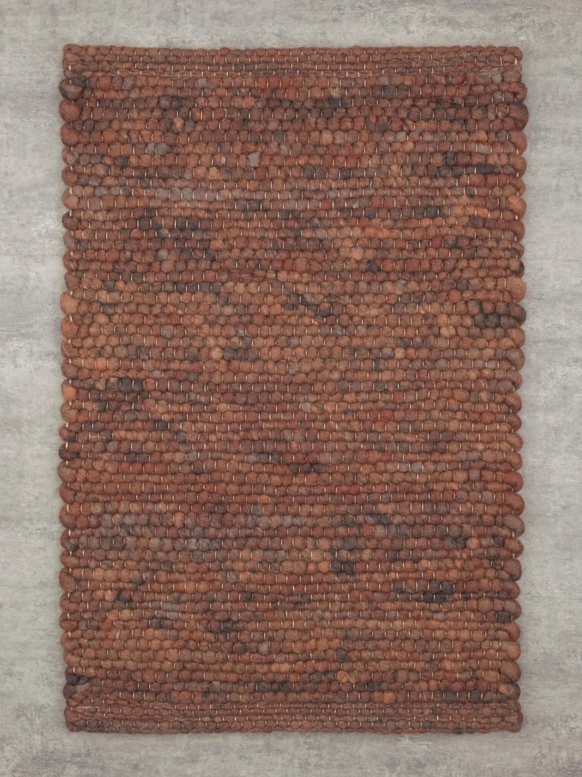 Handwebteppich Salsa Base, Paulig since 1750, Farbe 425, Draufsicht