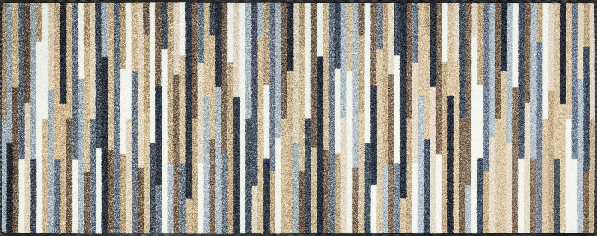 Sauberlaufmatte Mikado Stripes nature, Wash & Dry Design, 075 x 190 cm, Draufsicht