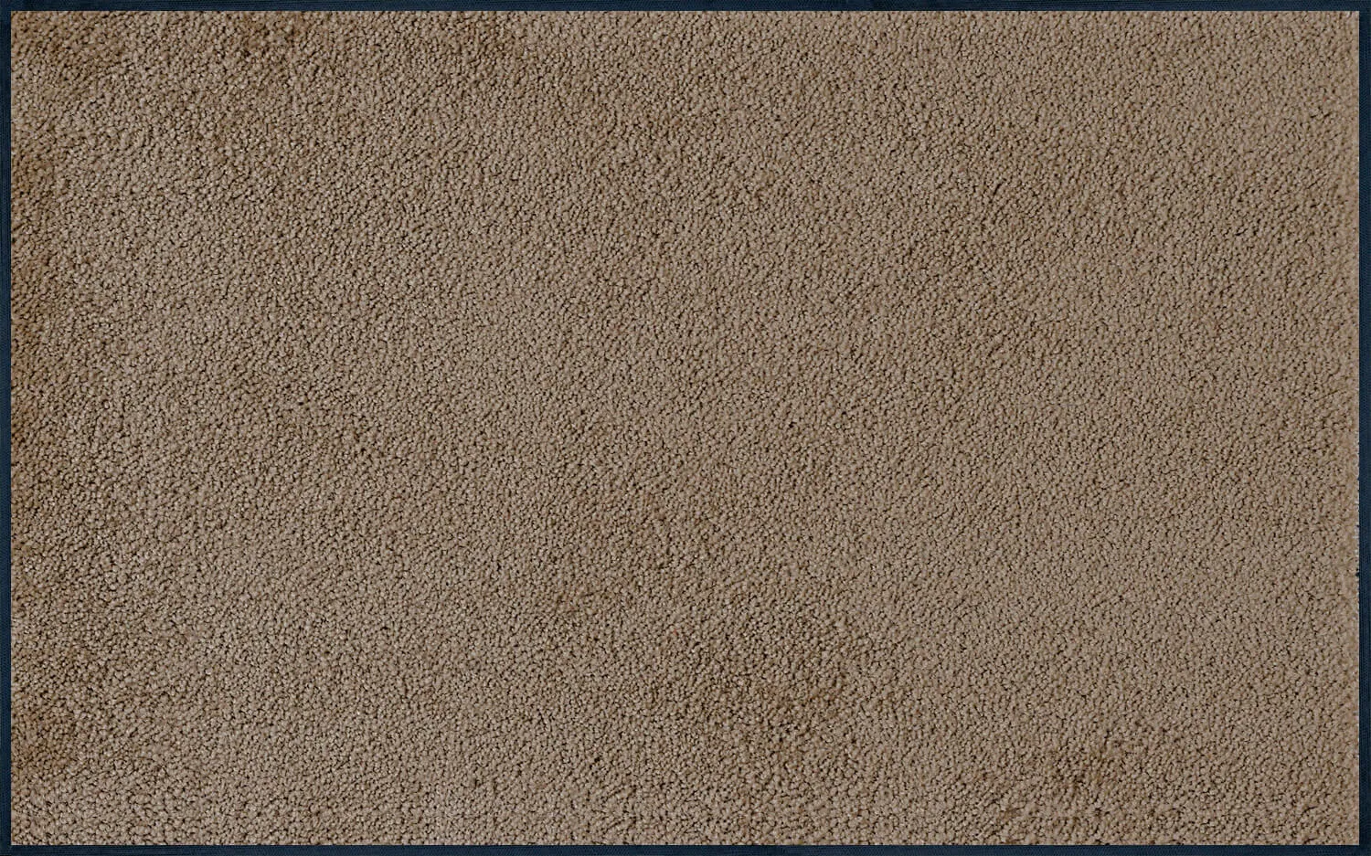 Fußmatte uni Taupe, Wash & Dry einfarbig, 075 x 120 cm, Draufsicht