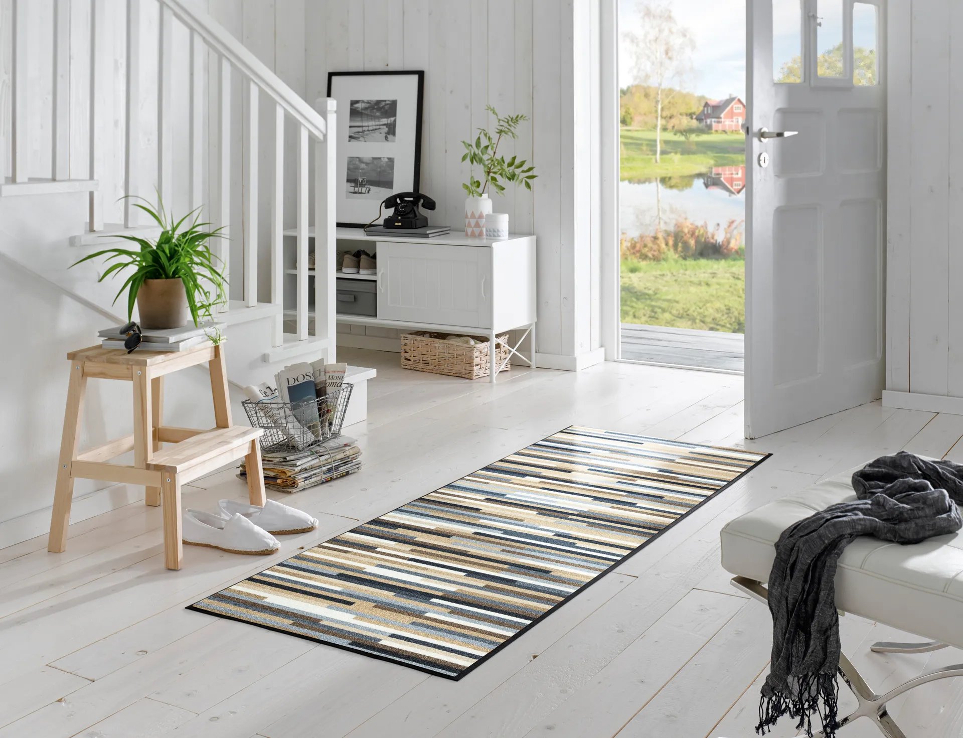 Fußmatte Mikado Stripes nature