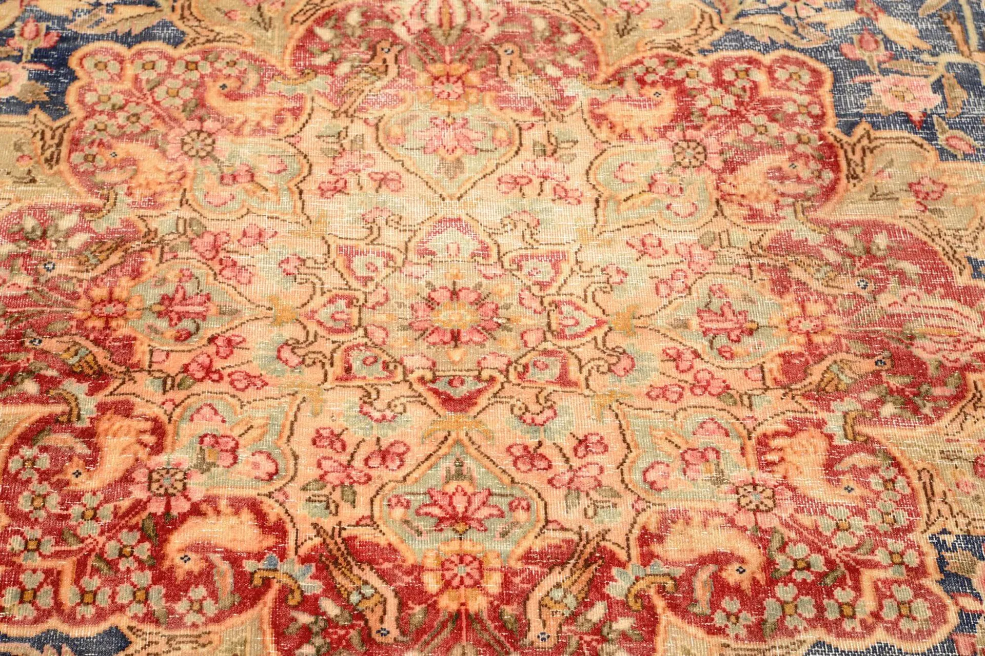 Vintageteppich Palazzo Premium, Schurwolle, 220 x 317 cm, Detailansicht