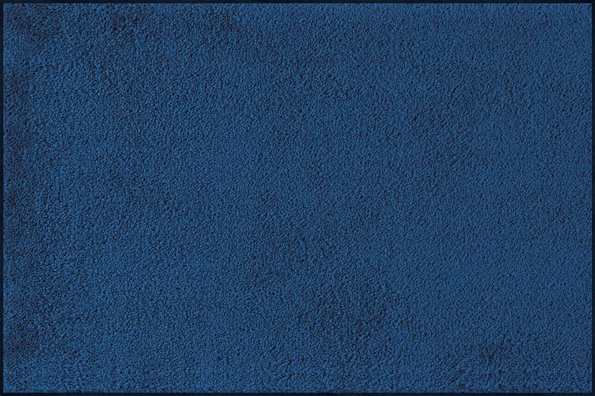 Fußmatte uni Navi, Wash & Dry Monocolour blau, 120 x 180 cm, Draufsicht