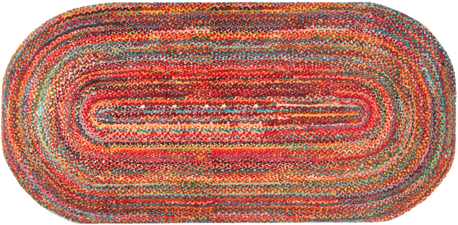 Wovells Sauberlaufmatte, randlos, mehrfarbig, 70 x 150 cm, Draufsicht