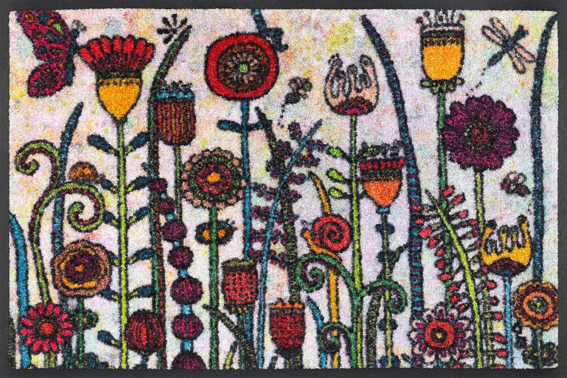 Sauberlaufmatte Sonnentag, wash & dry Kollektion, Rollin' Art Design, 40 x 60 cm, Draufsicht
