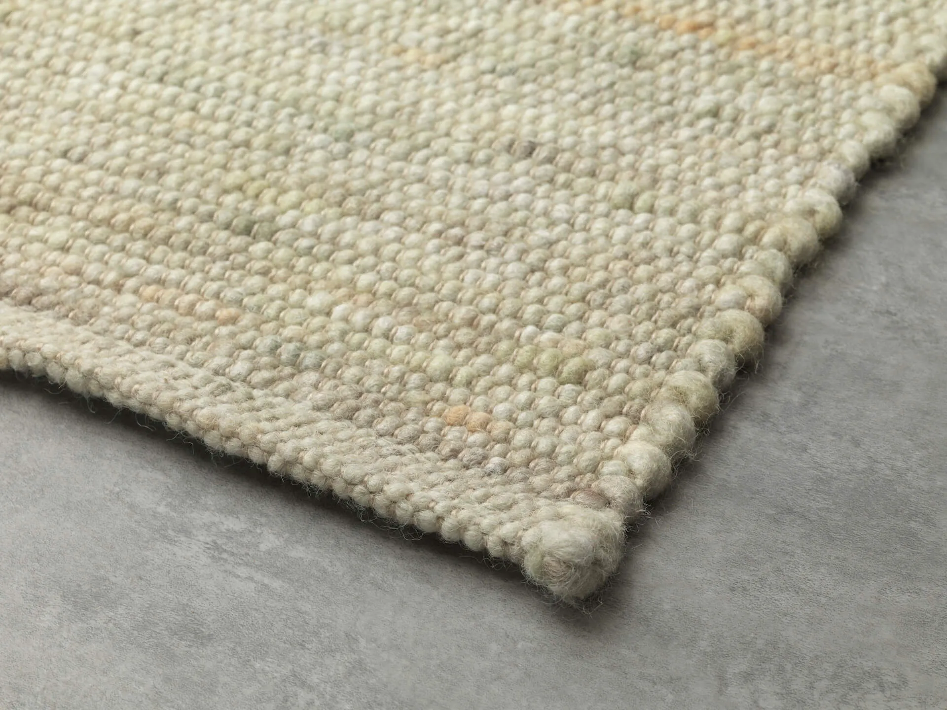 Handwebteppich Star Moda, Viskose & Wolle, beidseitig verwendbar, Farbe 42, Detailansicht