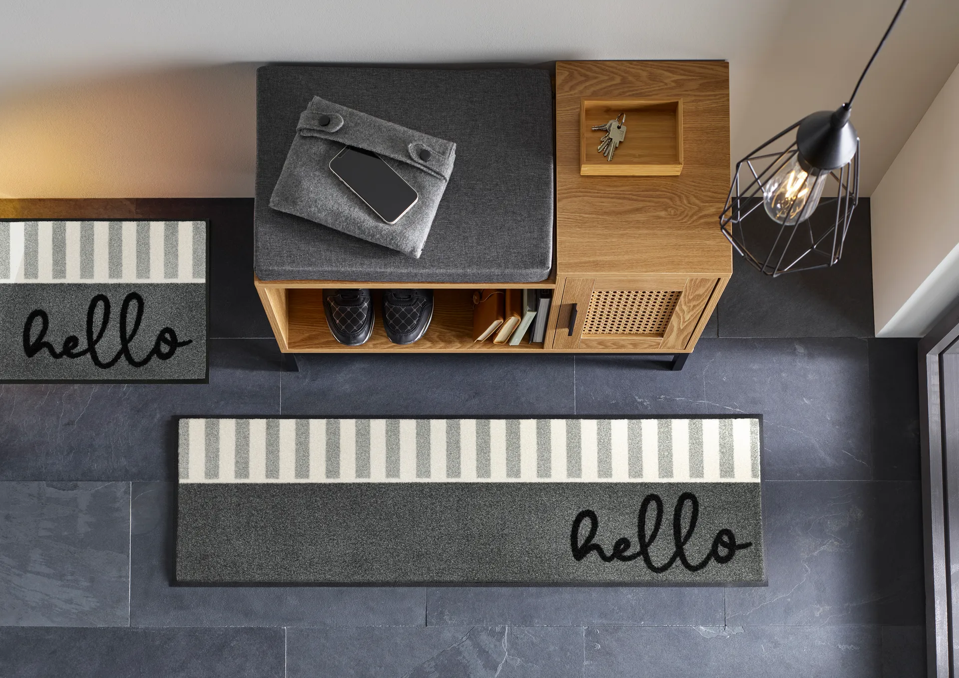 Fußmatte Hello Stripes