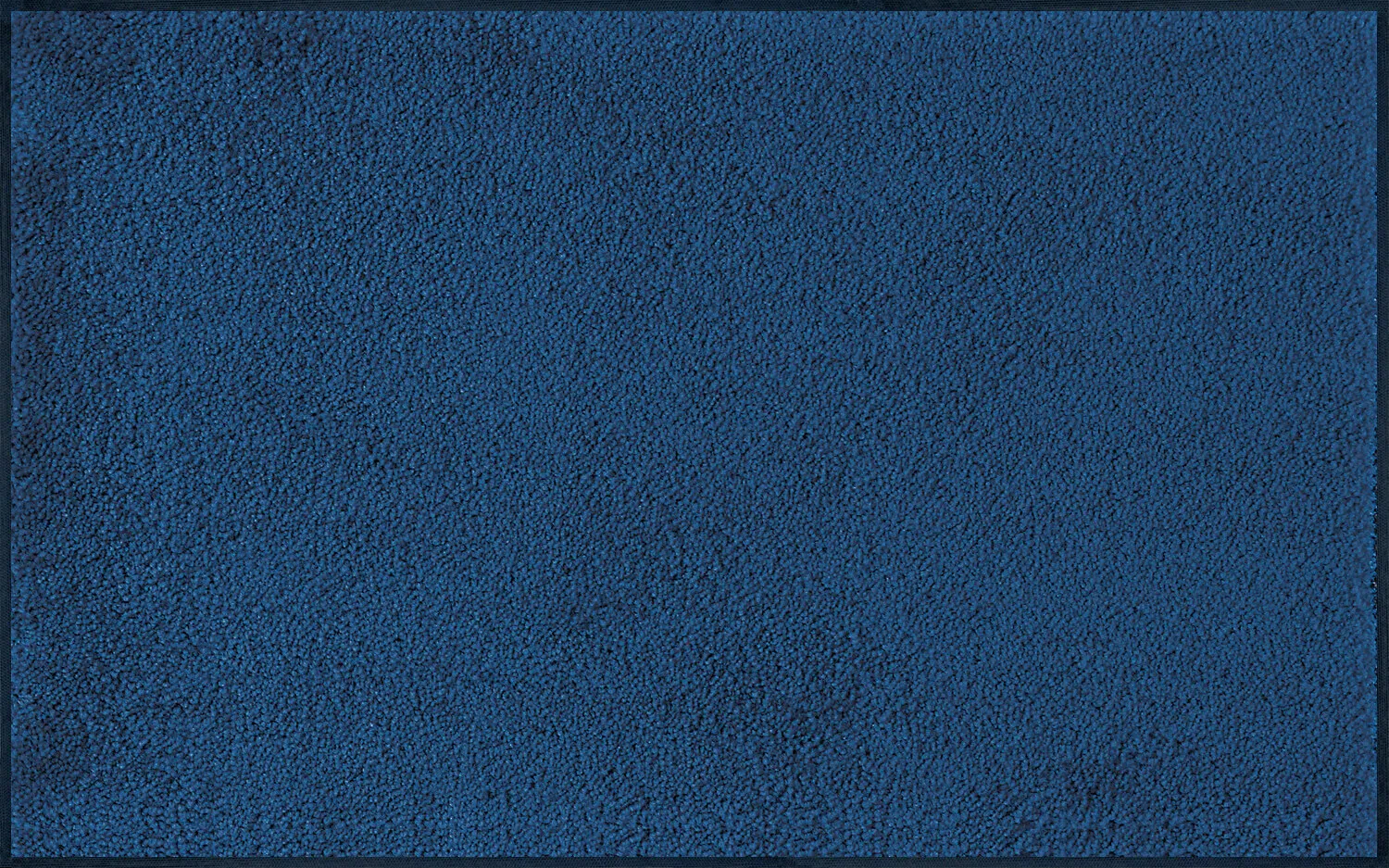 Fußmatte uni Navi, Wash & Dry Monocolour blau, 0675 x 120 cm, Draufsicht