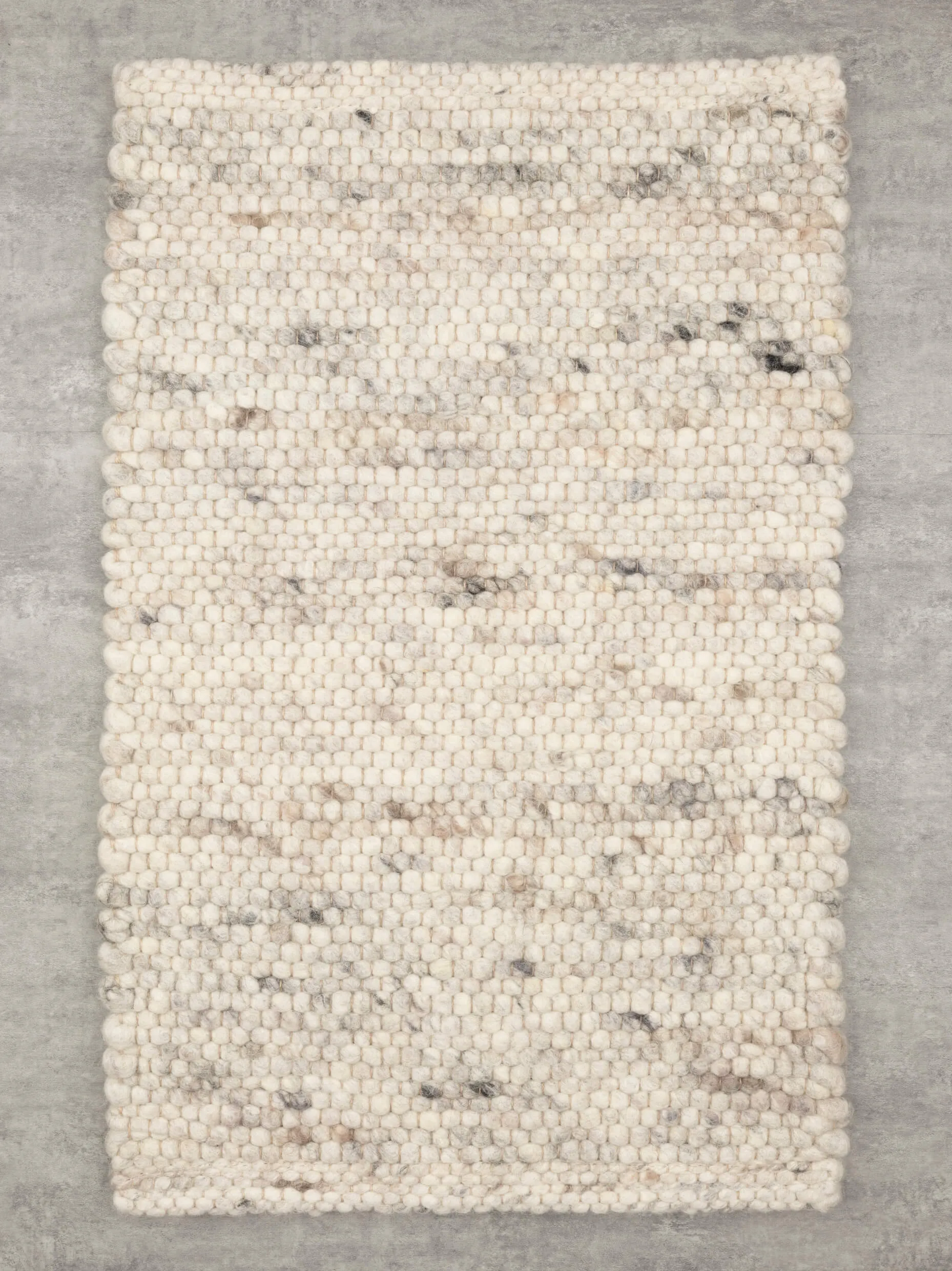 Handwebteppich Salsa Base, Paulig since 1750, Farbe 436, Draufsicht